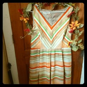 "Evan Picone Sleeveless Dress"